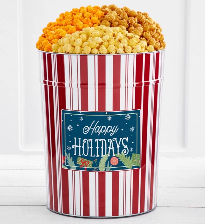 Tins With Pop® 4 Gallon Happy Holidays Presents